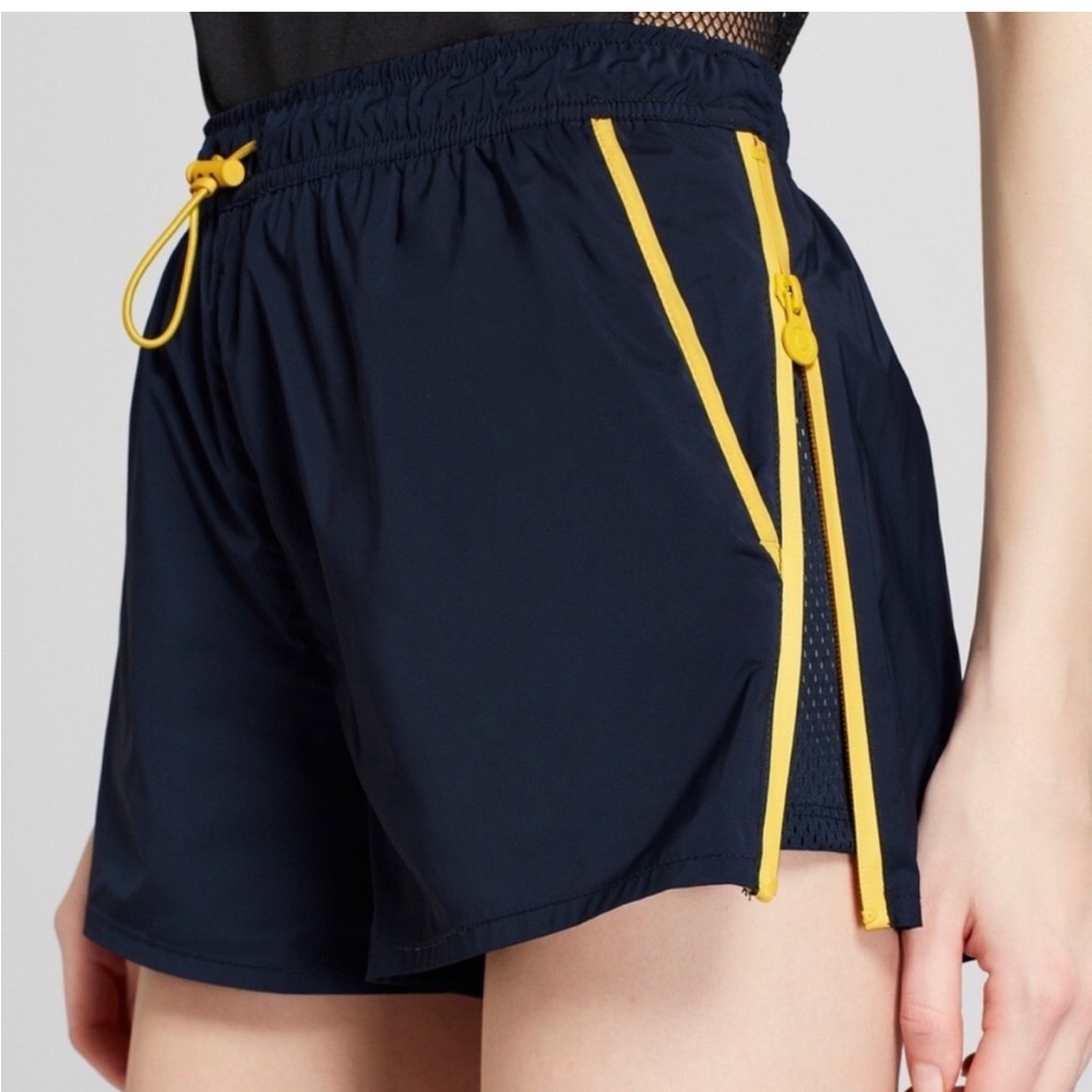 Hunter  Navy Athletic Shorts with Zippers - Size L